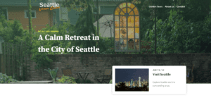 Seattle Urban Oasis